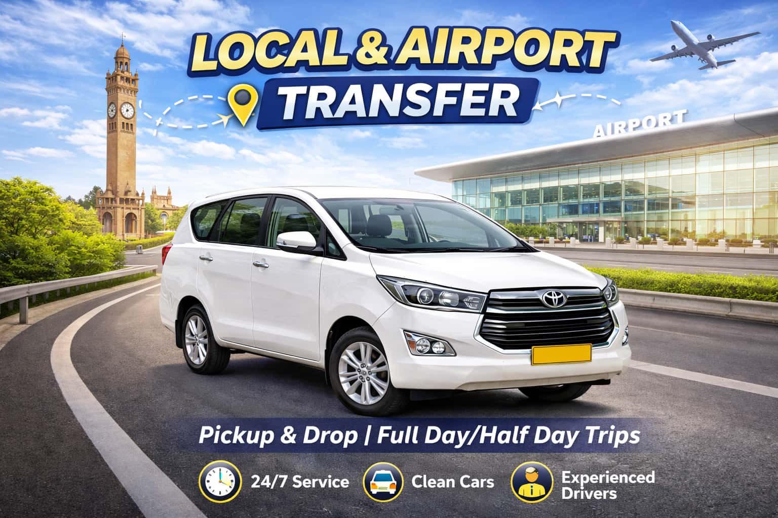 Local Taxi and Airport Transfer Service in Lucknow