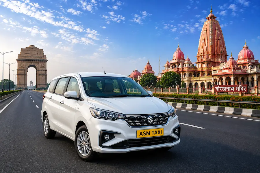 Delhi to Gorakhpur Taxi Service