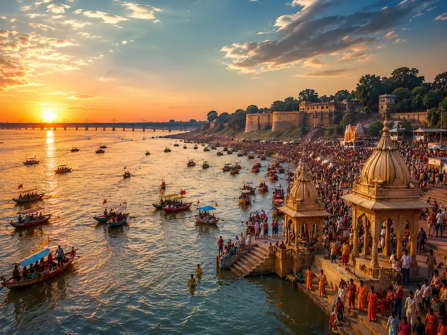 Delhi to Prayagraj One Way Taxi Service – Triveni Sangam