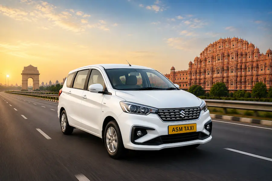 Delhi to Jaipur Taxi Service - One Way & Round Trip Cabs by ASM Taxi Service