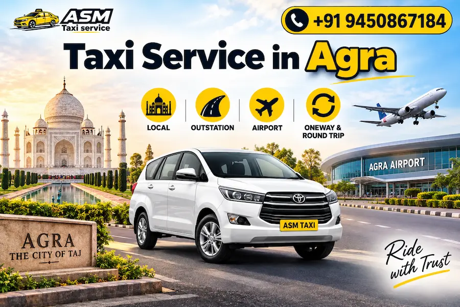 Taxi Service in Agra - Local Sightseeing & Outstation Cabs