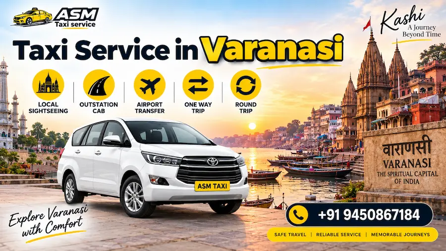 Taxi Service in Varanasi - Local Sightseeing & Outstation Cabs