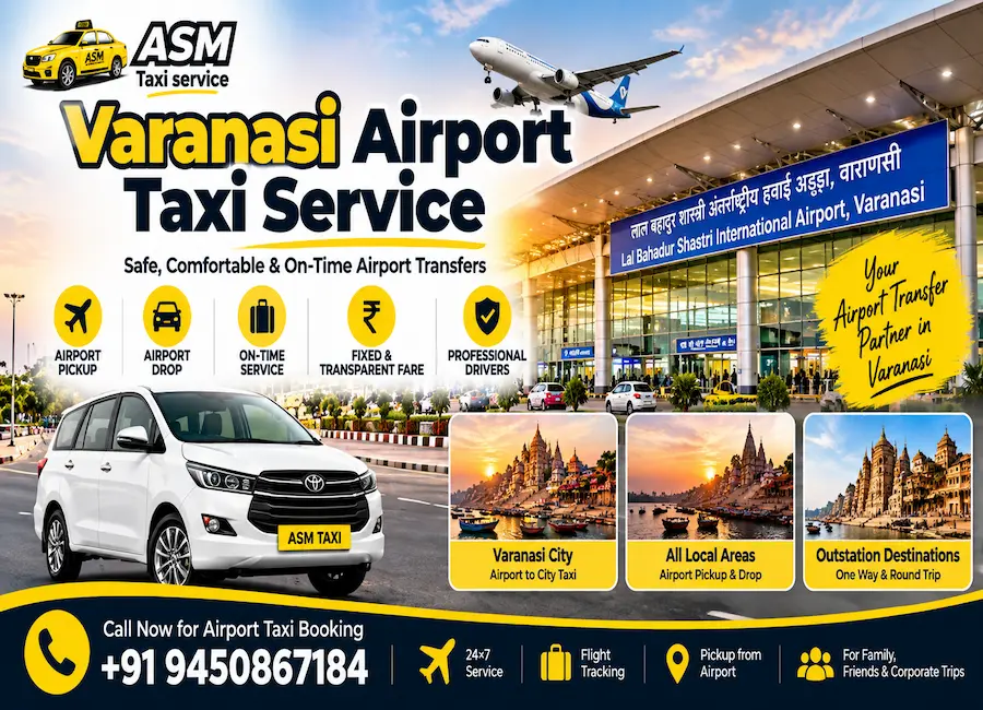 Varanasi Airport Taxi Service