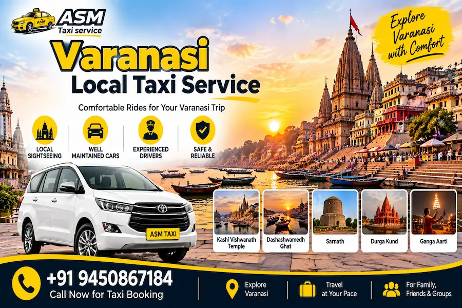 Varanasi Local Taxi Service